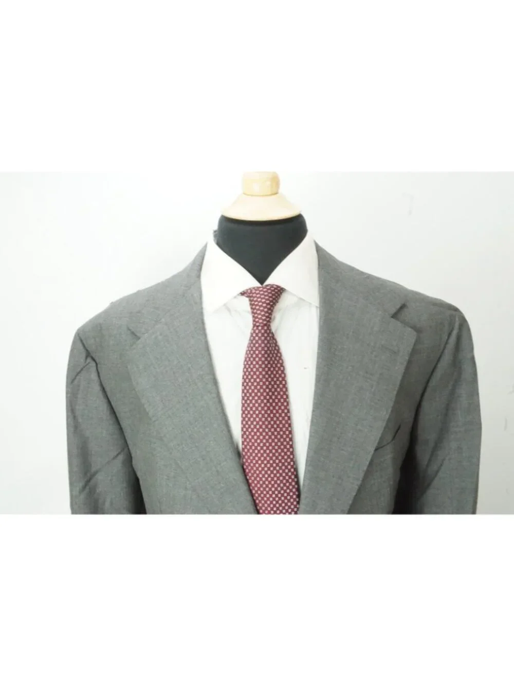 Sartoria Partenopea Gray Wool 2 Pc Suit Jacket Pant 48 US NEW